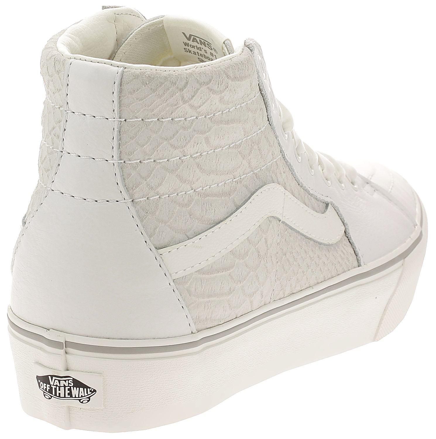 shoes Vans Sk8-Hi Platform 2 - Leather/Snake/White