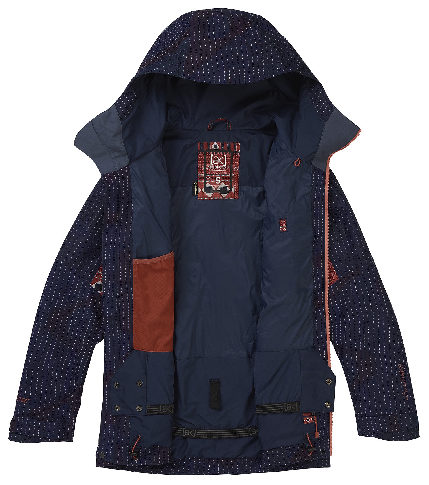 jacket Burton Blade AK 2L Gore-Tex - Blue Kimono/Red Kimono