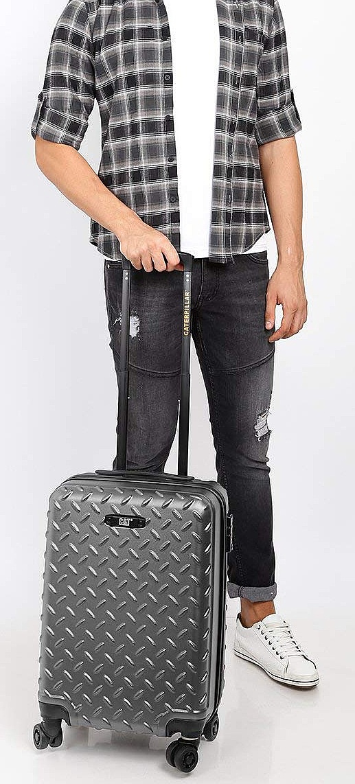 suitcase Caterpillar Industrial Plate Steel Gray Snowboard shop