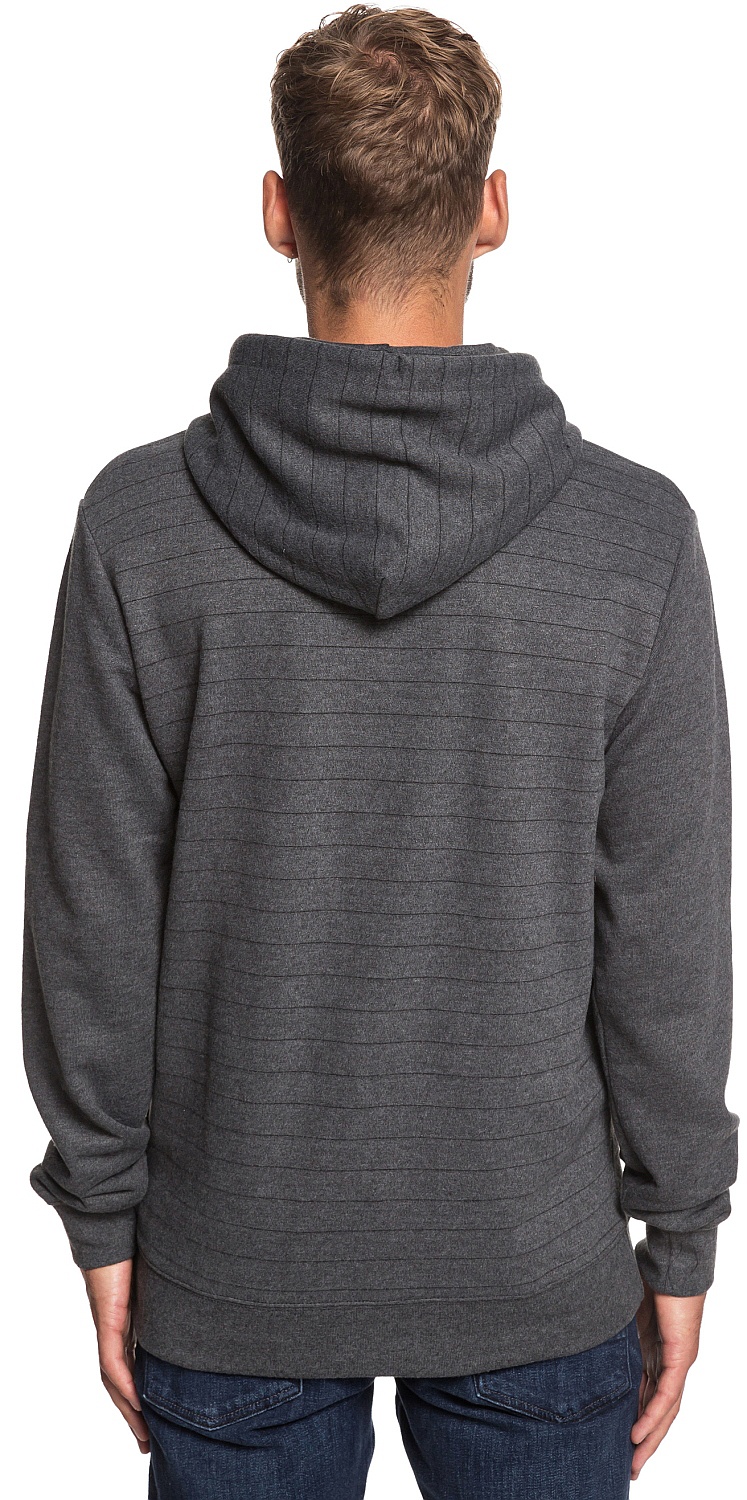 sweatshirt Quiksilver X Elite MGH3/Medium Gray Heather Screen Hoodie