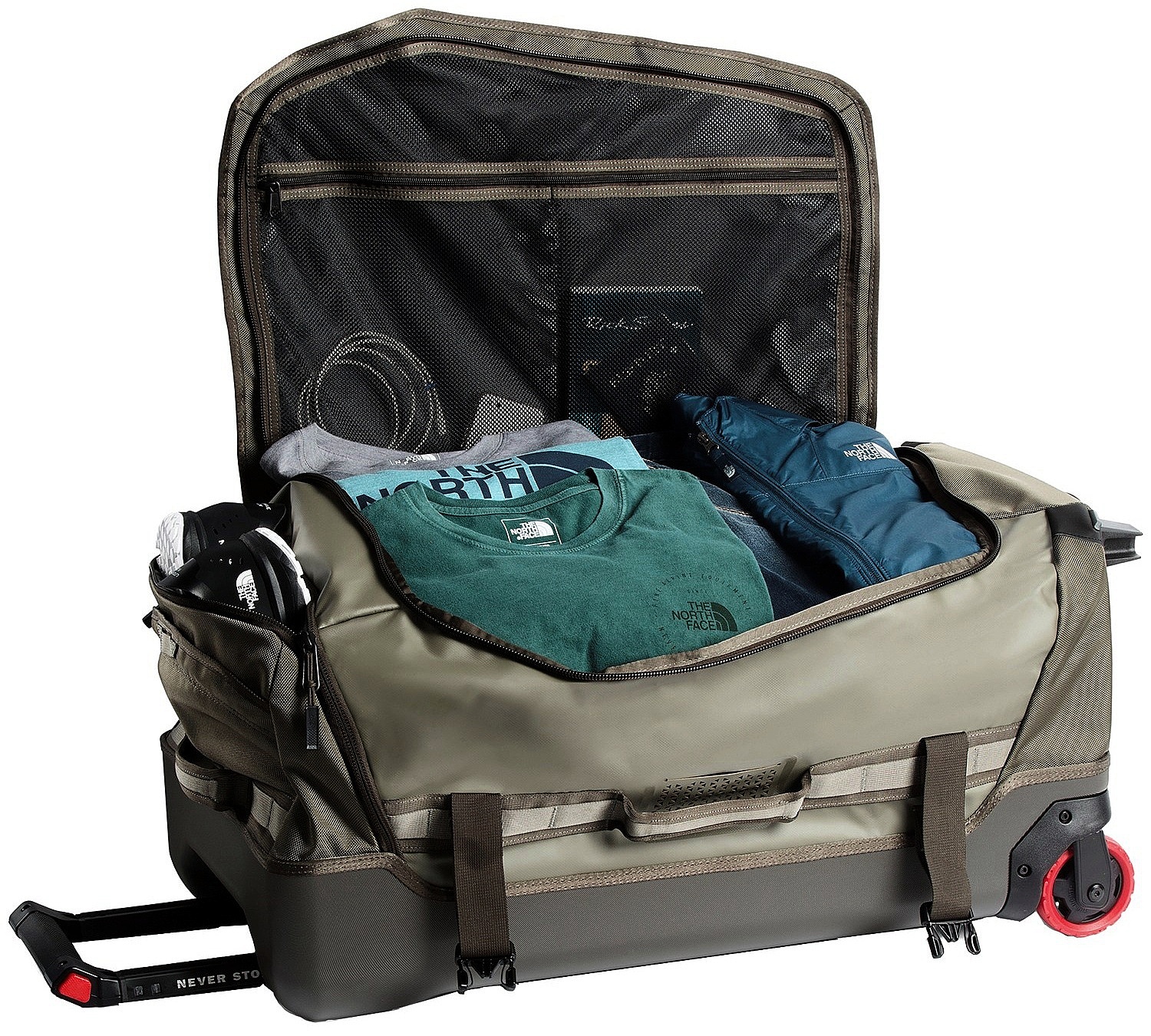 kufr The North Face Rolling Thunder 30 New Taupe Green Combo