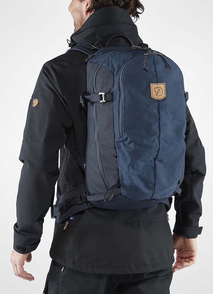 FJÄLLRÄVEN Keb Hike 20 Rucksack – Robuster Ganzjahresrucksack Aus G-1000 HeavyDuty, Storm/Dark Navy
