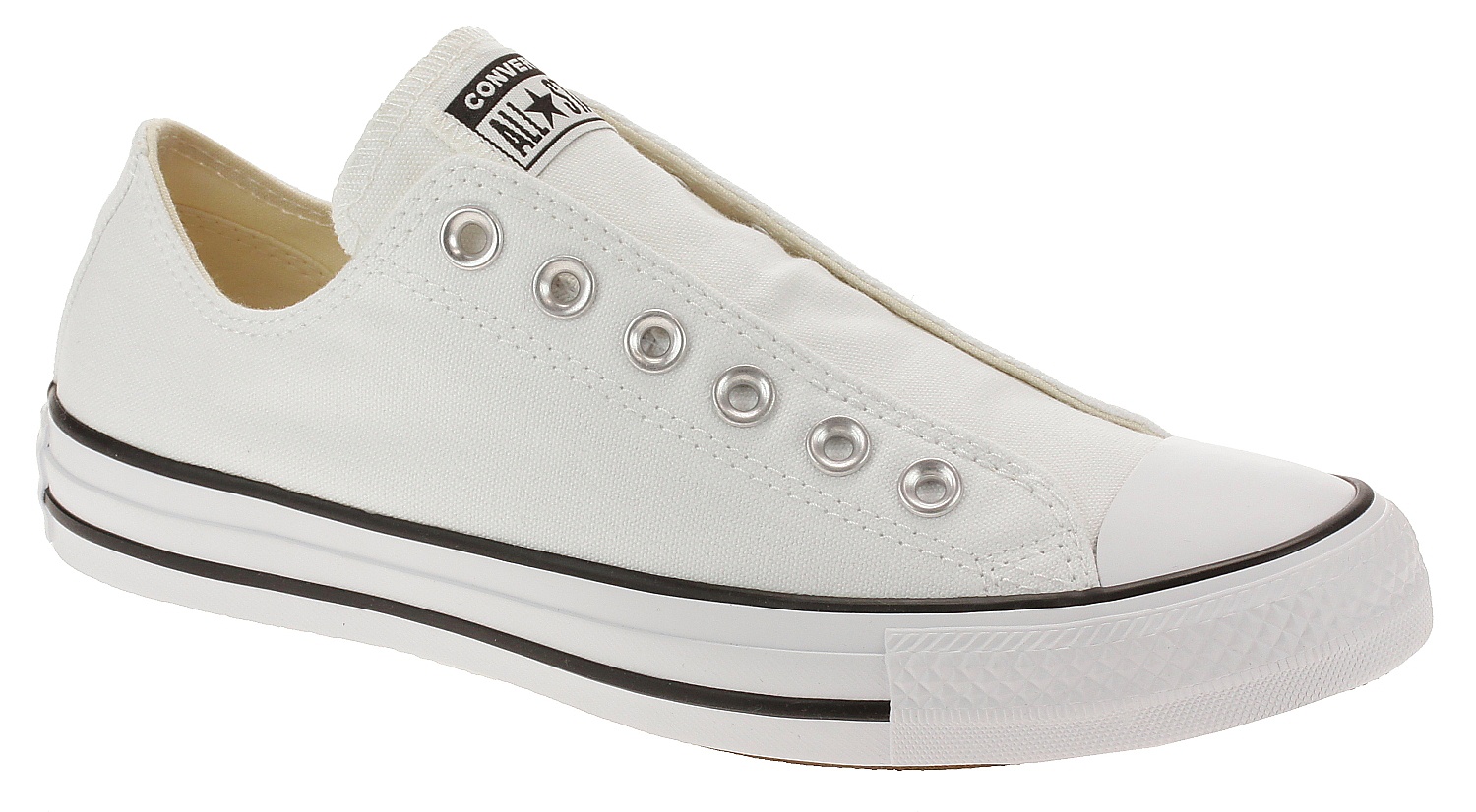 converse slip on black