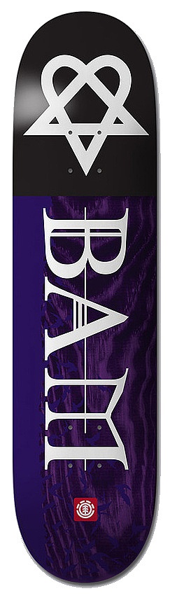 skateboard Element Bam Heartagram Bats - Assorted
