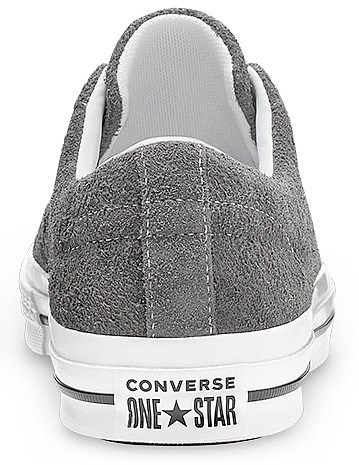 shoes Converse One Star Vintage Suede OX - 165034/Carbon Gray/White/Black
