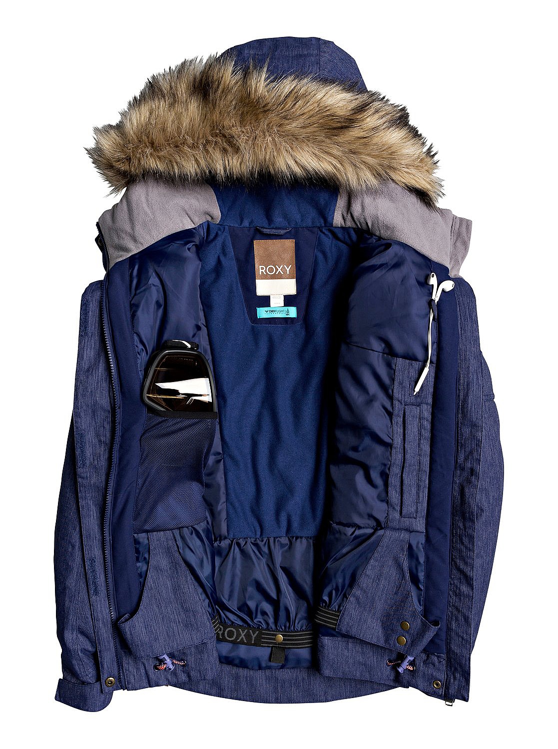 jacket Roxy Meade Denim BNG0/Mid Denim women´s Snowboard shop