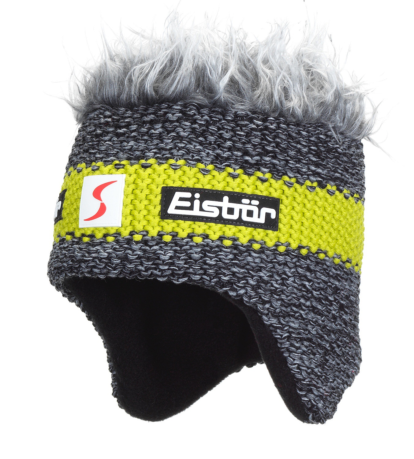 EISBÄR COCKER MÜ SP BLACK/GREY - Bonnet Ski