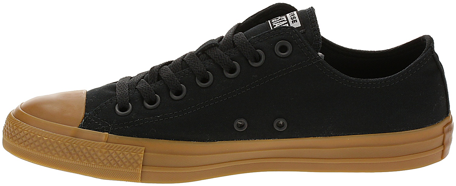 shoes Converse Chuck Taylor All Star Canvas Wordmark OX - 166233/Black/White/Gum Honey