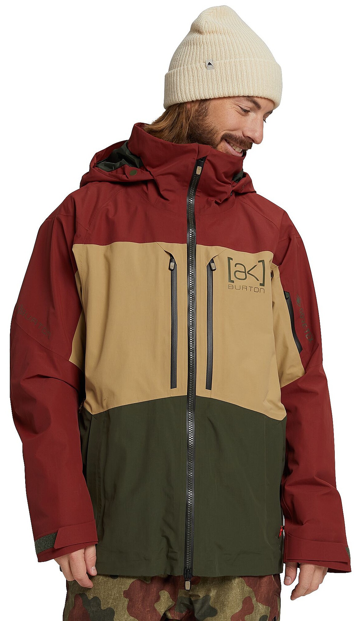jacket Burton Swash AK 2L Gore-Tex - Sparrow/Kelp/Forest Night