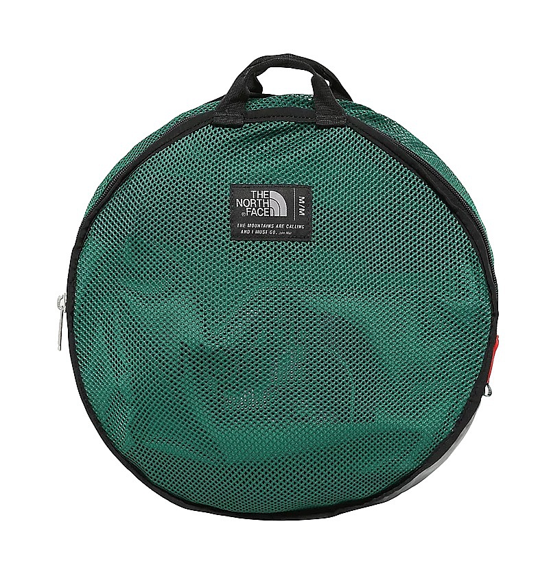 taška The North Face Base Camp Duffel M Evergreen/TNF Black
