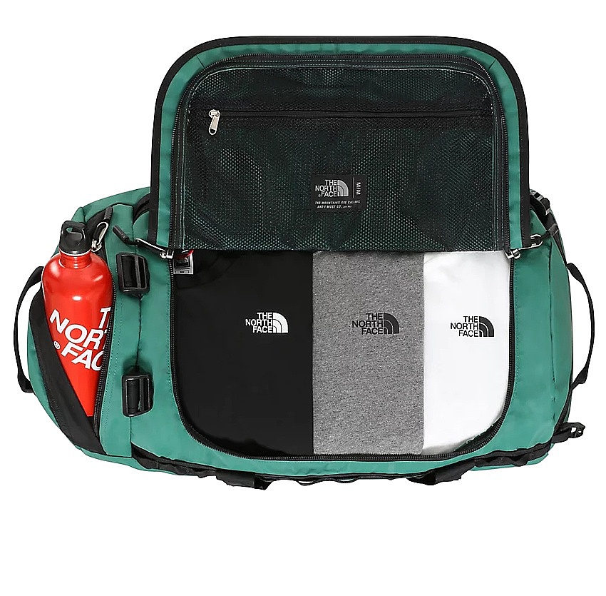 taška The North Face Base Camp Duffel M Evergreen/TNF Black
