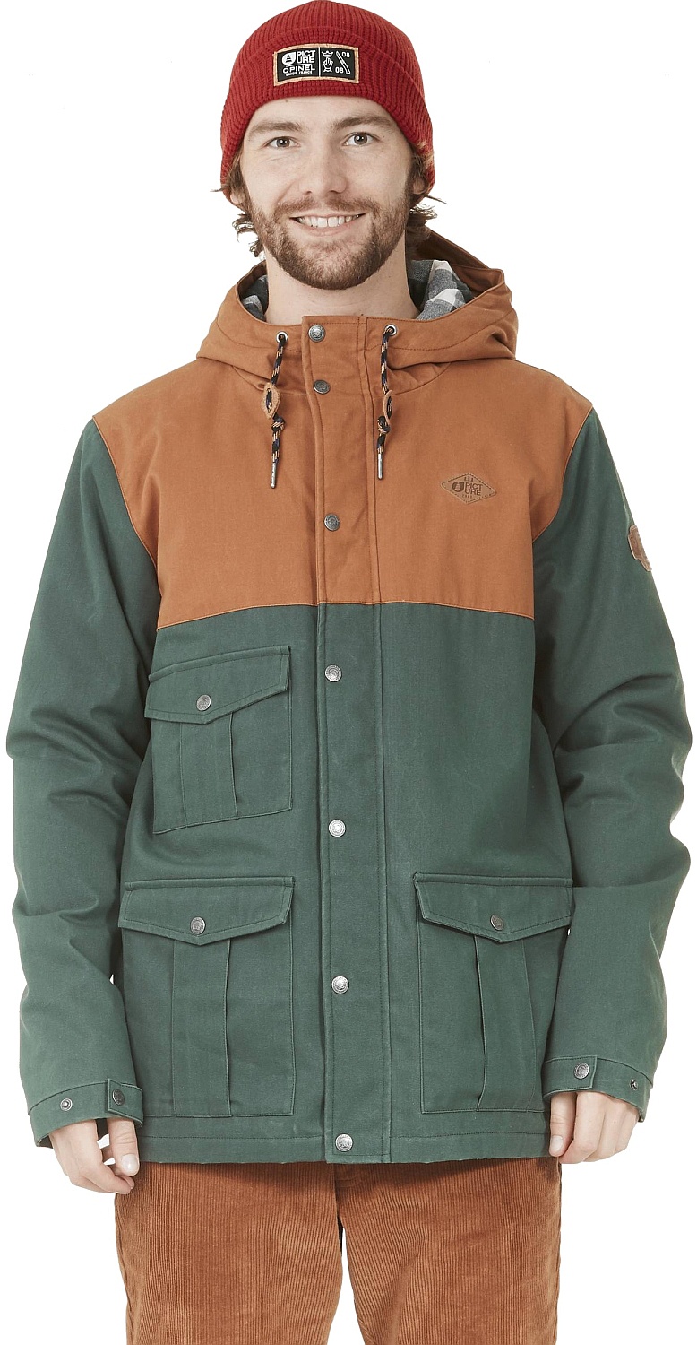 forest green snowboard jacket