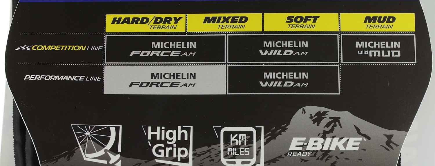 Reifenmantel Michelin Force AM TS TLR Kevlar 27.5&quot;x2.60&quot; - Black