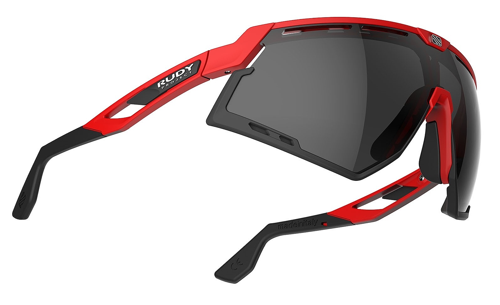 Brille Rudy Project Defender - Fire Red Matte/Smoke Black