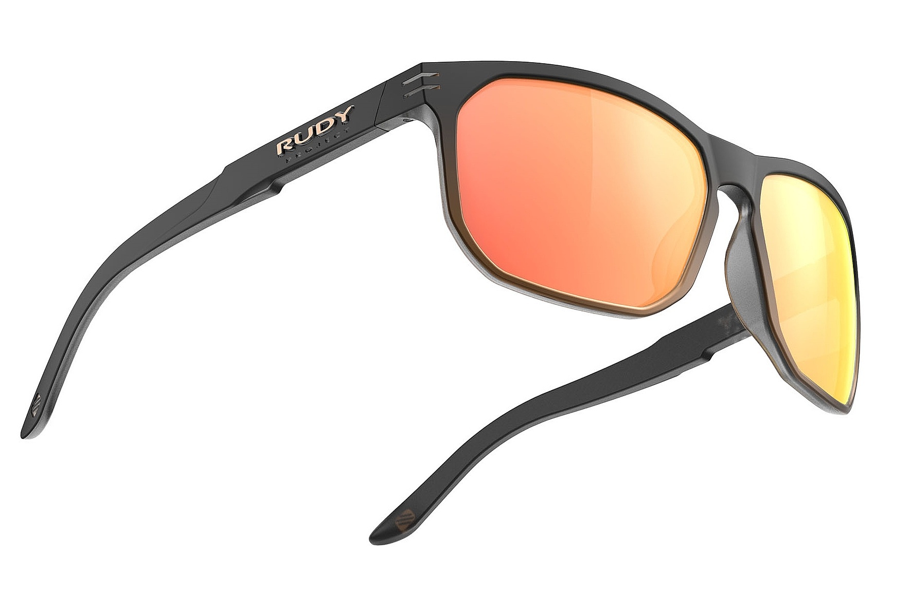 okulary Rudy Project Soundrise - Black Fade Bronze Matte/Multilaser Orange