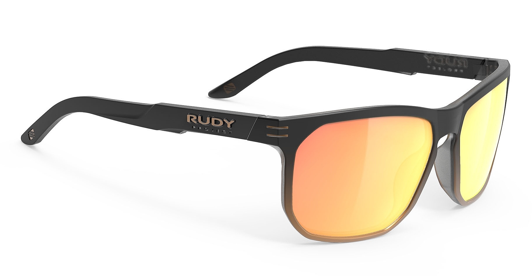okulary Rudy Project Soundrise - Black Fade Bronze Matte/Multilaser Orange