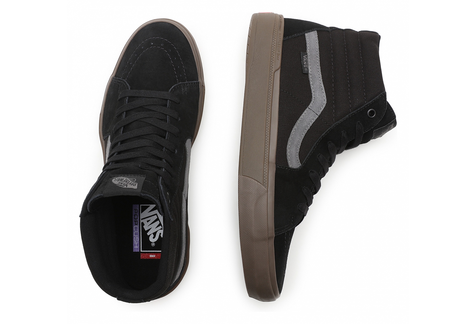 shoes Vans Bmx Sk8-Hi - Black/Dark Gum - men´s