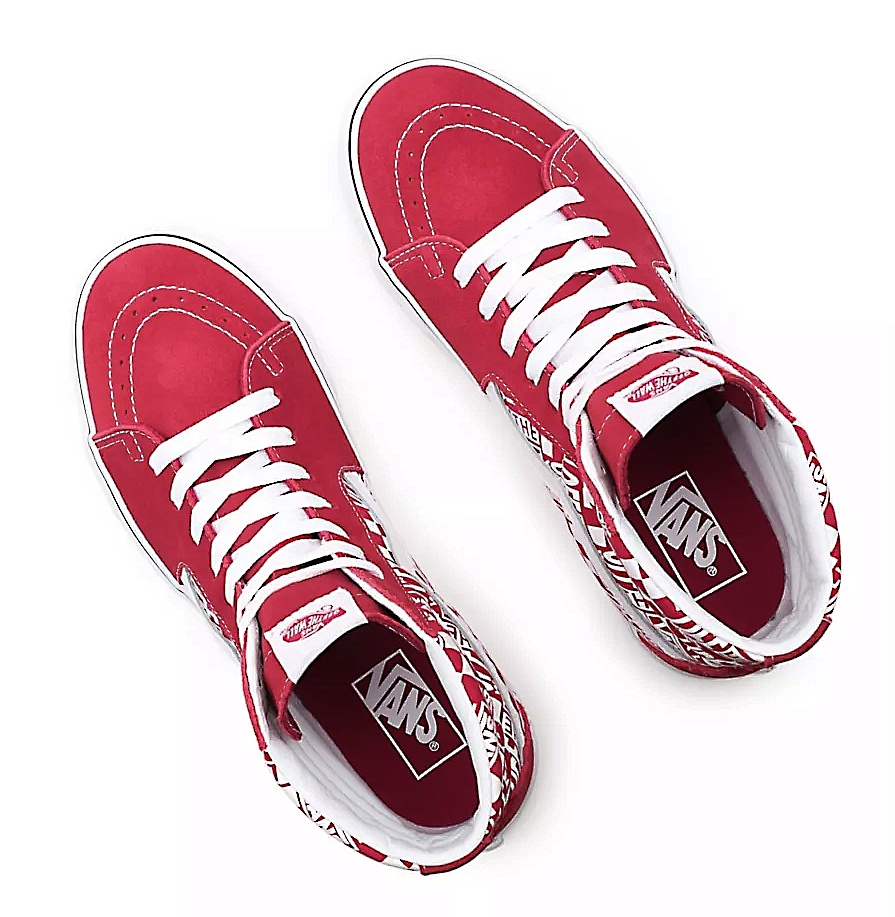 shoes Vans Sk8Hi Off The Wall/Chili Pepper/Racing Red Snowboard