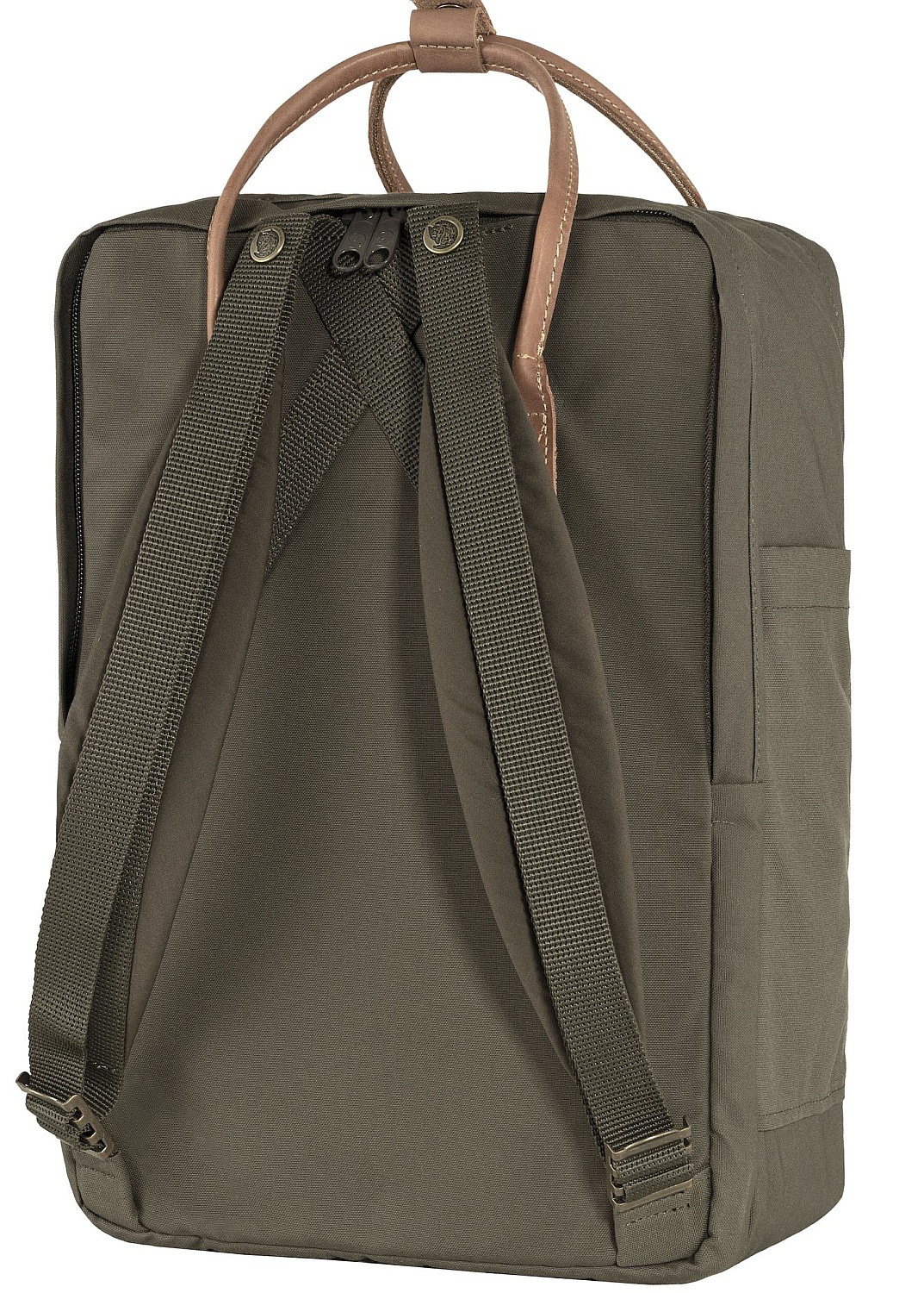 Kanken Olive Dark Olive Kanken Leather Backpack Fjallraven Kanken