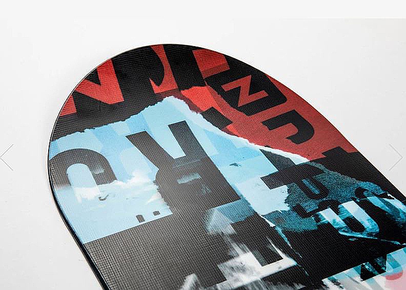 nitro prime collage snowboard Raw '25/'26 – Gorge Performance Nitro Prime Collage Wide Snowboard