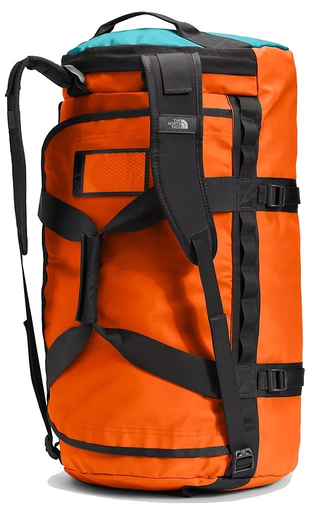 taška The North Face Base Camp Duffel M Red Orange/Transantarctic