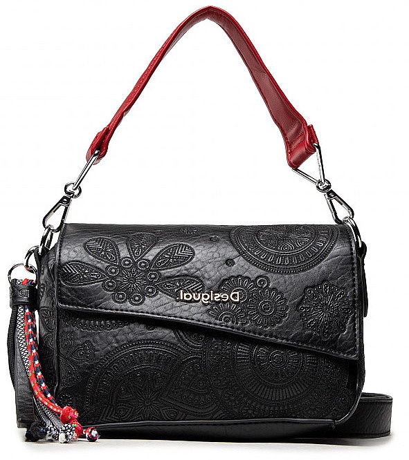 Borsa Mini Desigual Dejavu Phuket - Ecopelle Con Ricami, Tracolla Regolabile, Per Donne - Foto 9