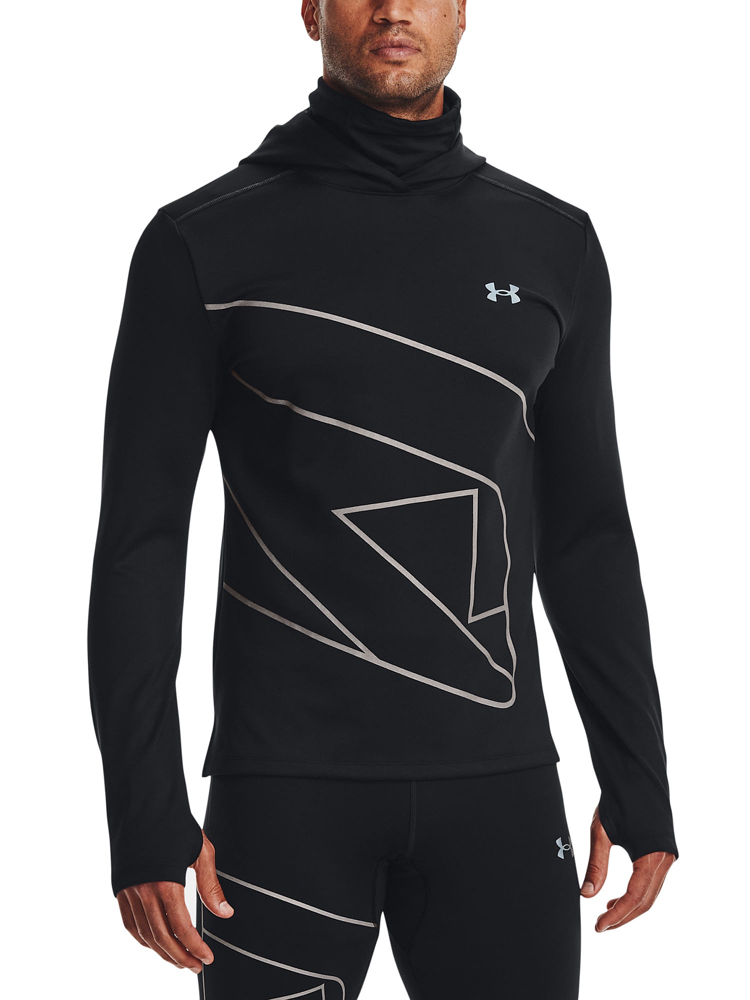 bluza Under Armour Empowered - 001/Black/Concrete