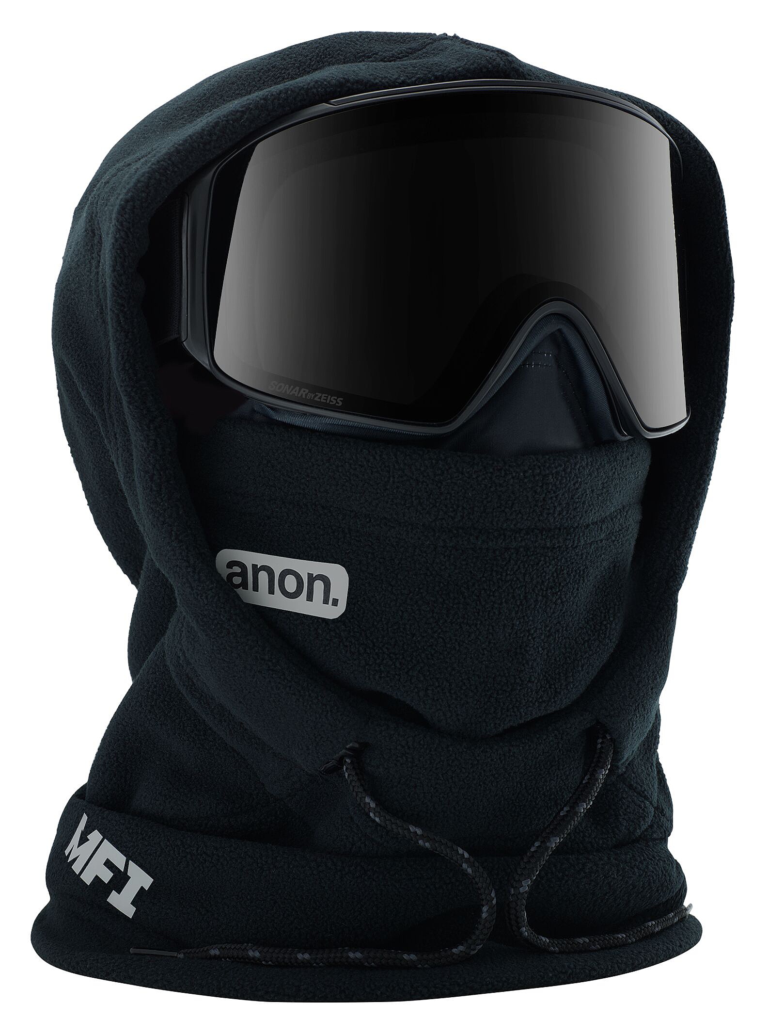 balaclava Anon MFI XL Hood Clava Black men´s Snowboard shop