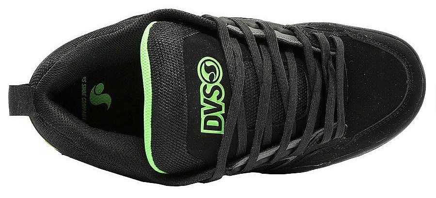 topánky DVS Comanche - Black/Charcoal/Lime/Nubuck
