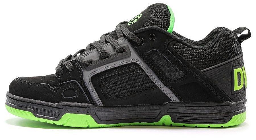 topánky DVS Comanche - Black/Charcoal/Lime/Nubuck