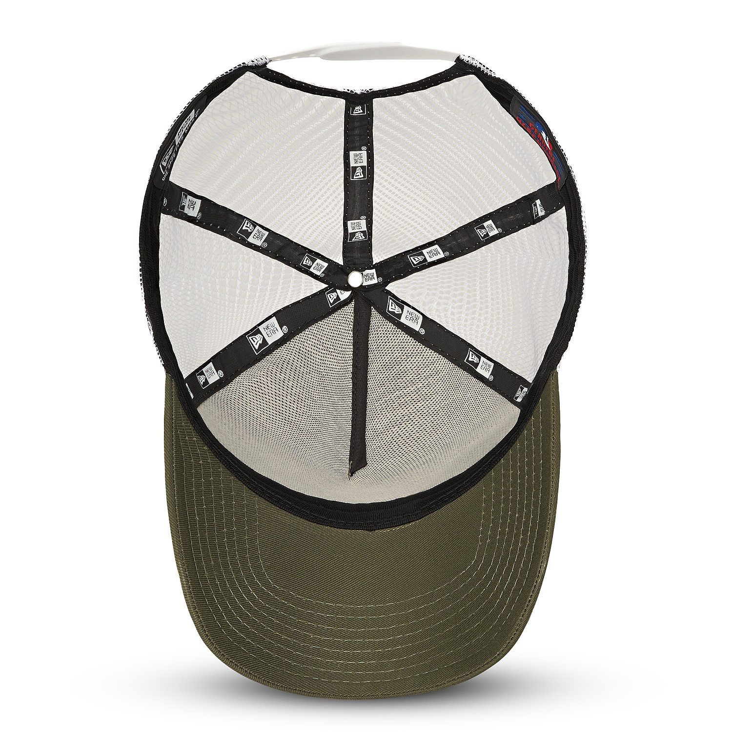 casquette New Era 9FO AF League Ess.Trucker MLB New York Yankees - New Olive/White - men´s