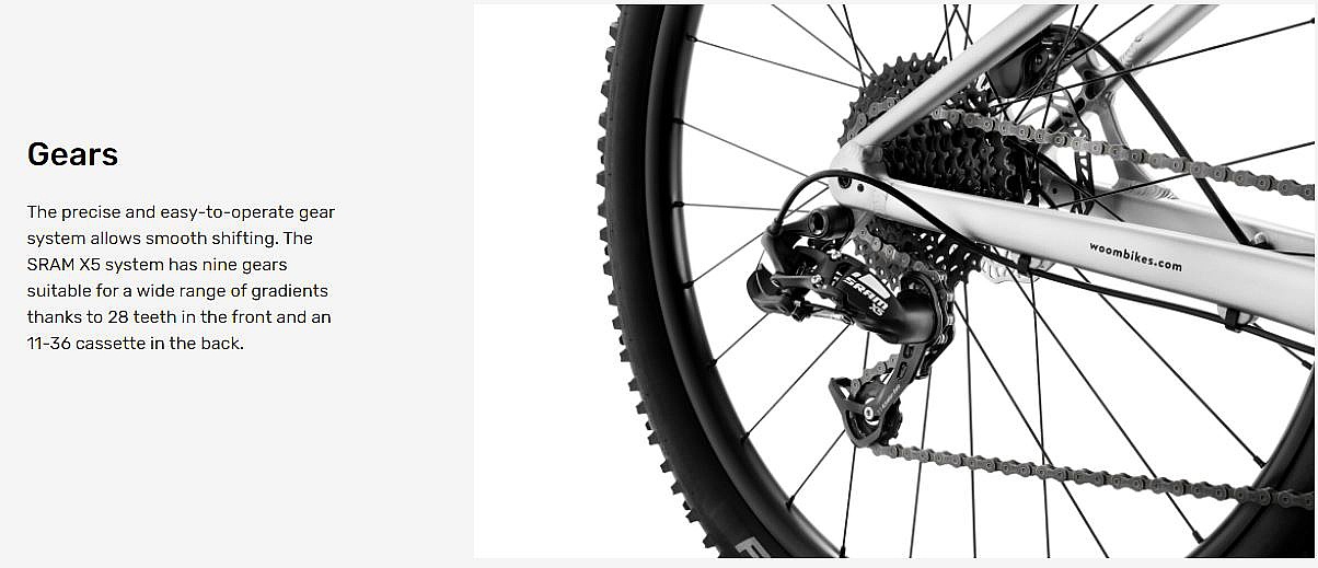 bicykel Woom 6 Off Air 26" - Black