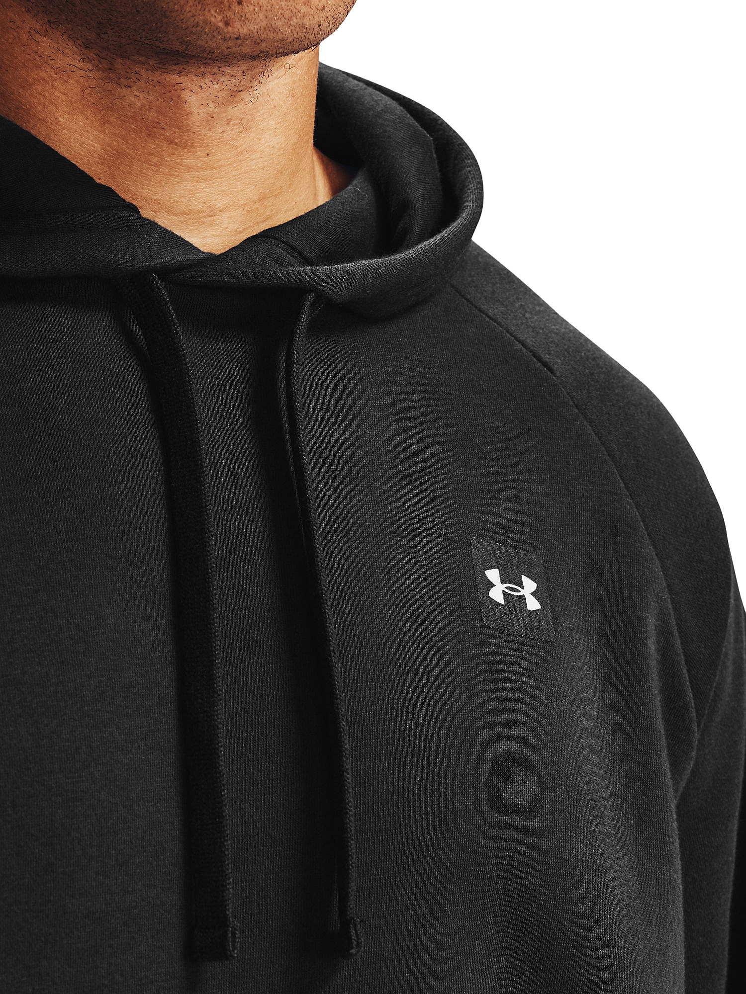 sweatshirt Under Armour Rival Fleece - 001/Black/Onyx White - men´s