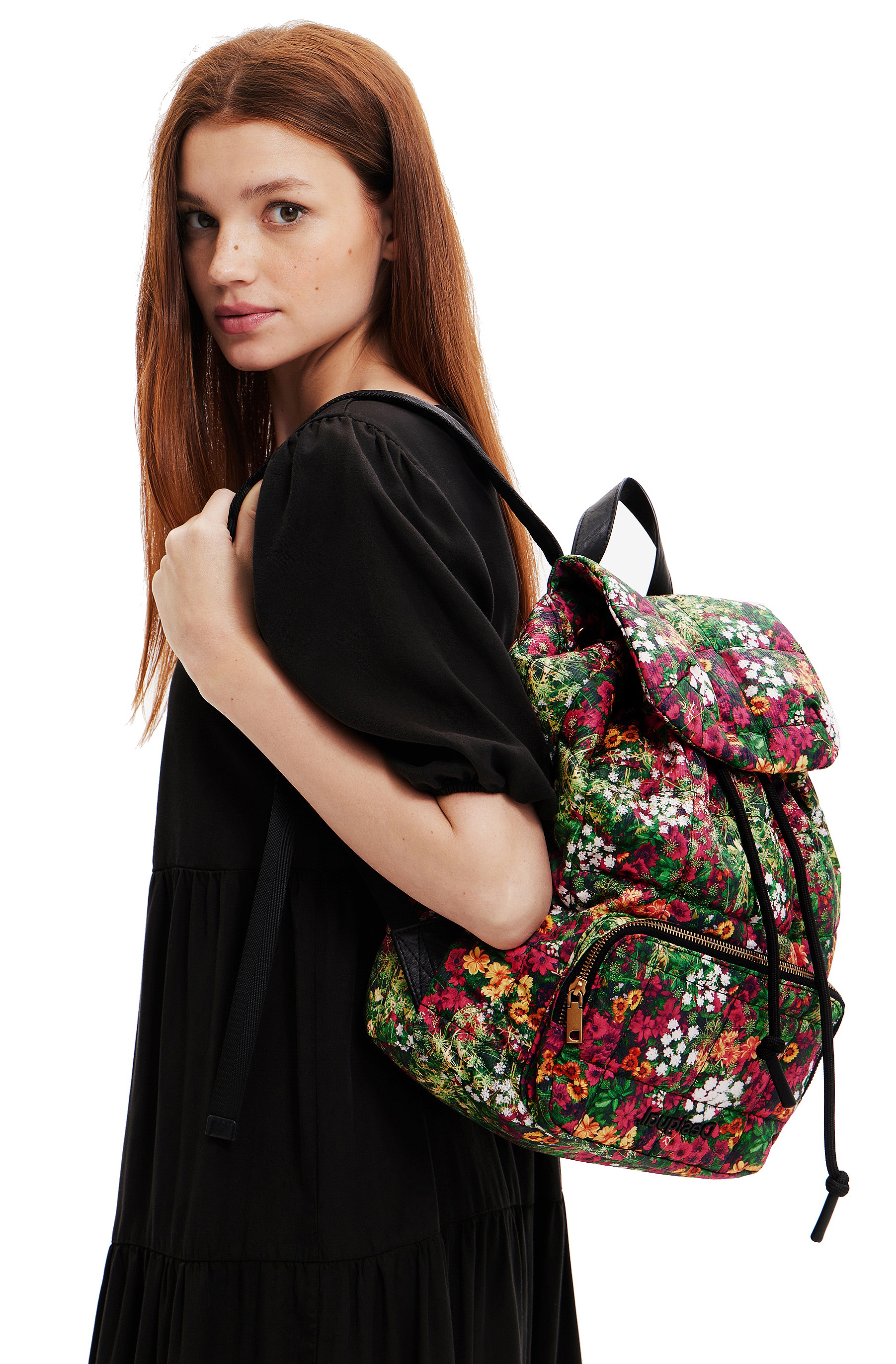 Borsa Desigual Donna Green Bag_IVY Butan 4105, Colore Verde, In Poliestere Riciclato, Taglia Unica