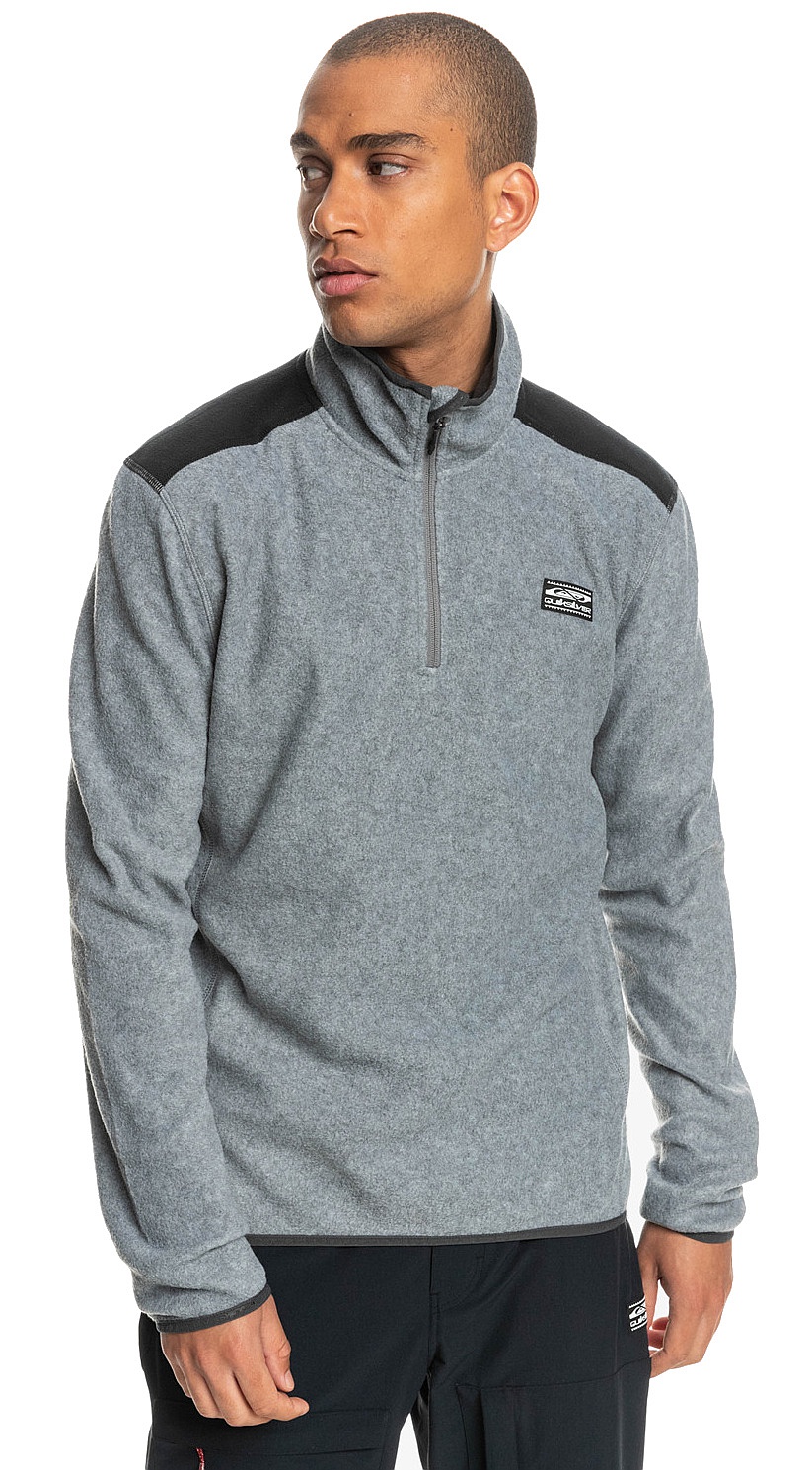 sweat-shirt Quiksilver Aker Fleece - KNFH/Heather Grey - men´s
