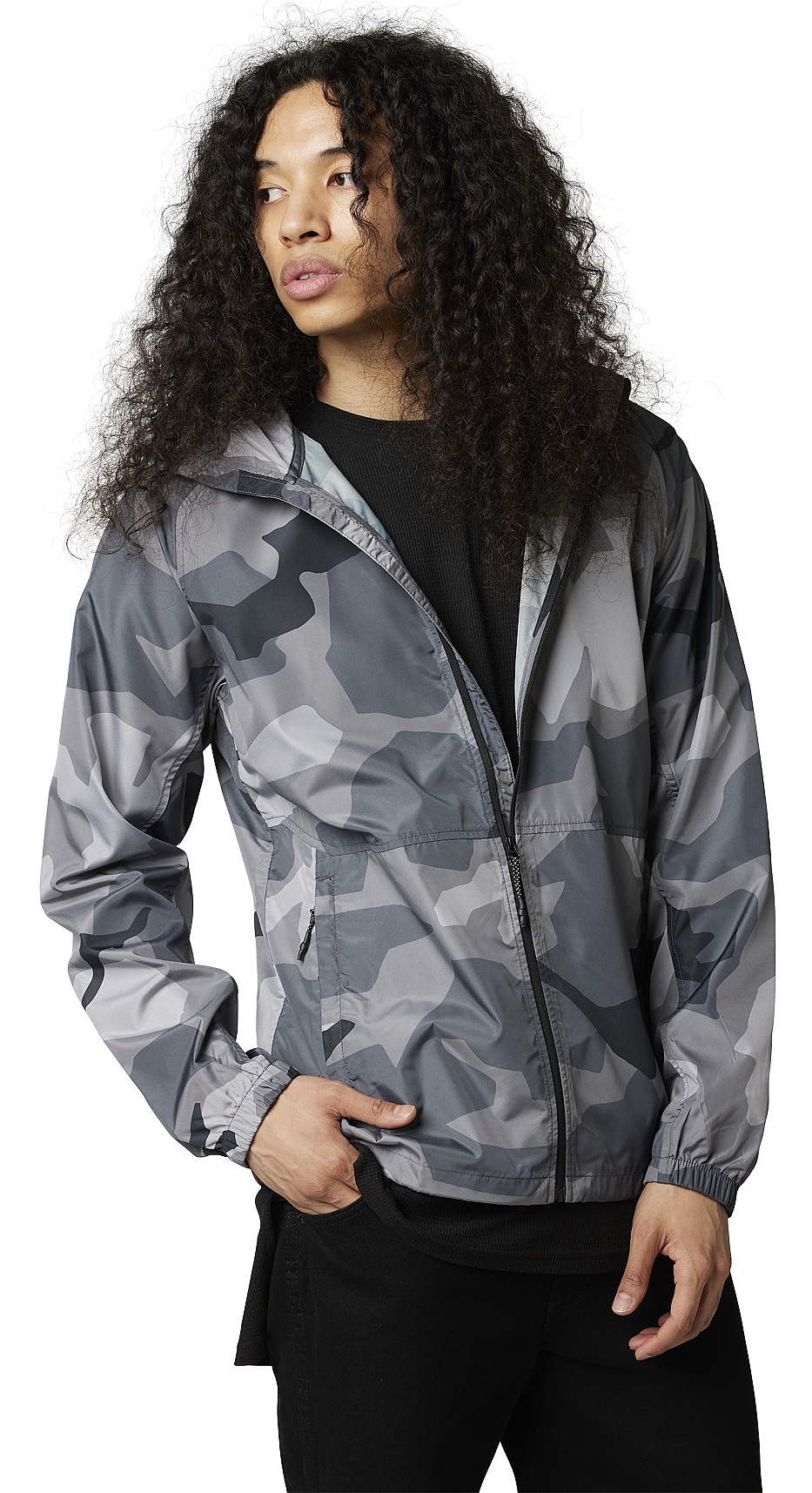 Fox Geology Camo Windbreaker Black Camo M