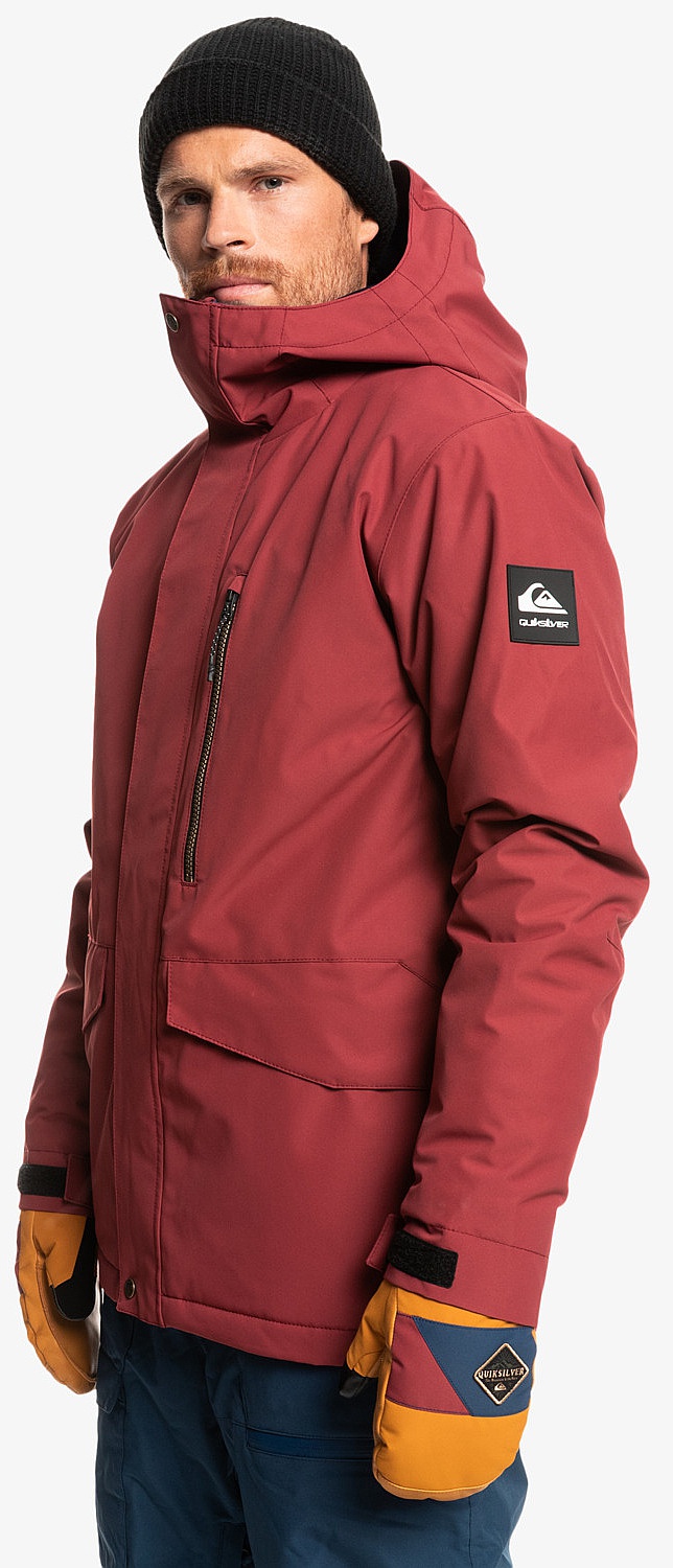 jacket Quiksilver Mission Solid RRG0/Ruby Wine men´s Snowboard