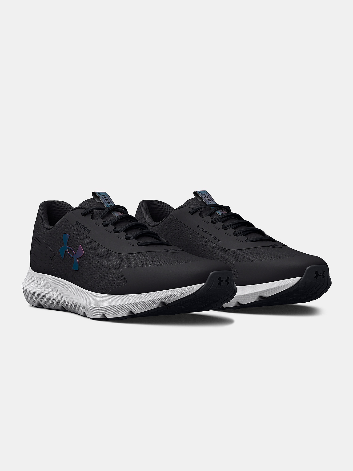 shoes Under Armour Charged Rogue 3 Storm - Gray/Jet Gray - men´s