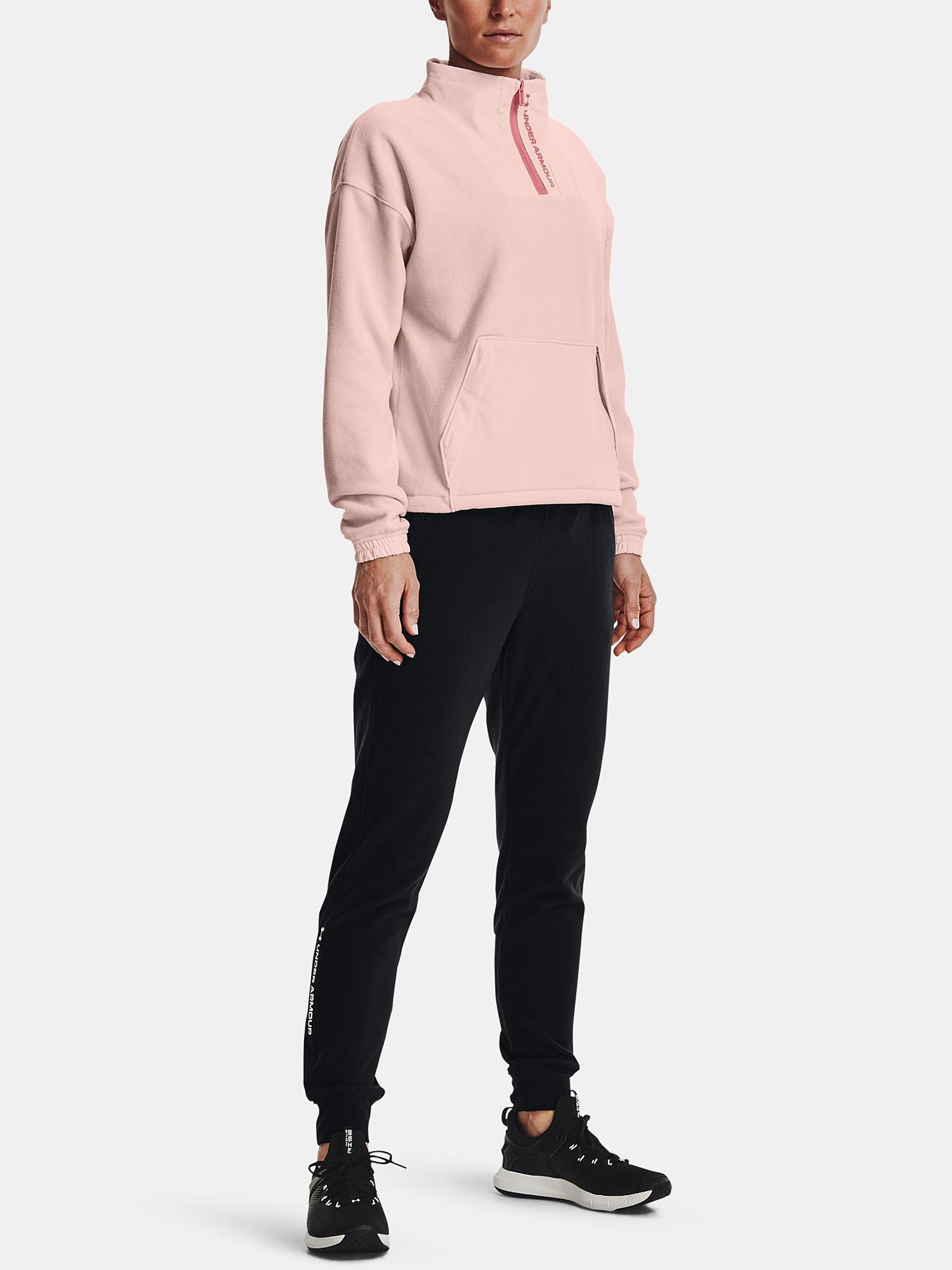sweat-shirt Under Armour Rush Fleece - Micro Pink - women´s