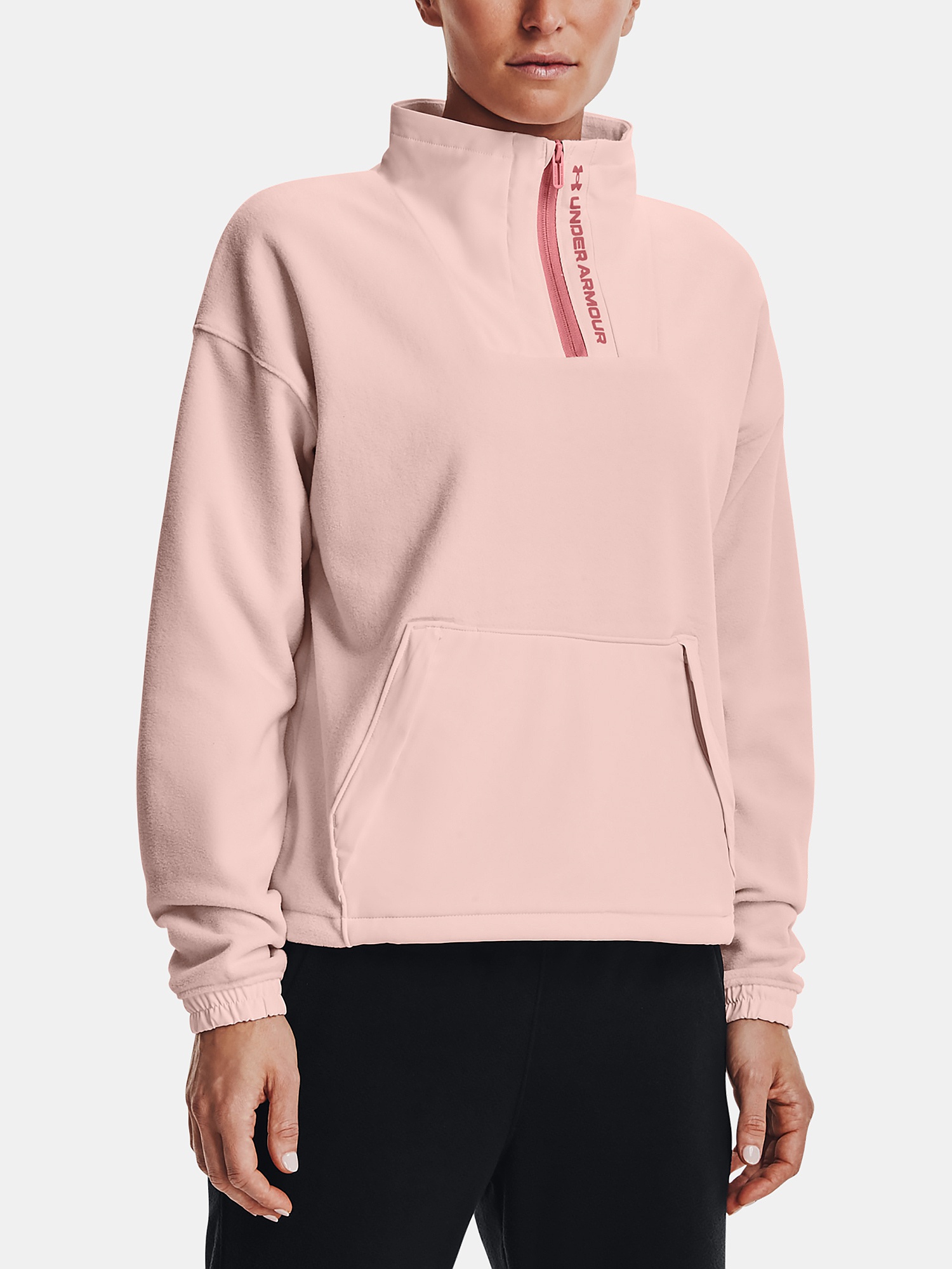 sweat-shirt Under Armour Rush Fleece - Micro Pink - women´s