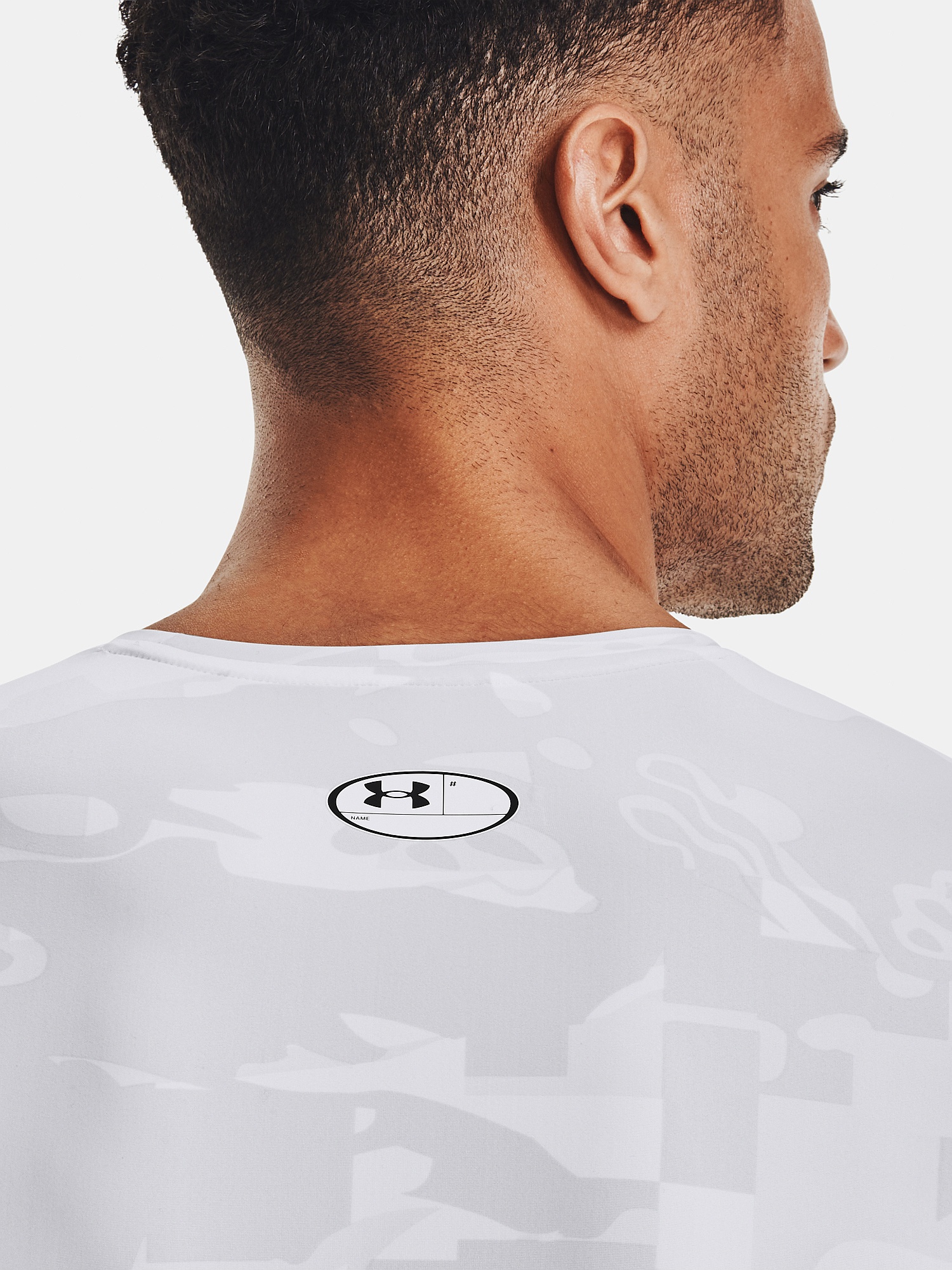 T-Shirt Under Armour HeatGear Iso-Chill Compression Printed LS - White - men´s