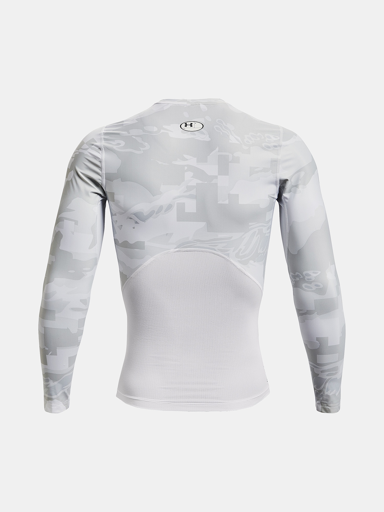T-Shirt Under Armour HeatGear Iso-Chill Compression Printed LS - White - men´s