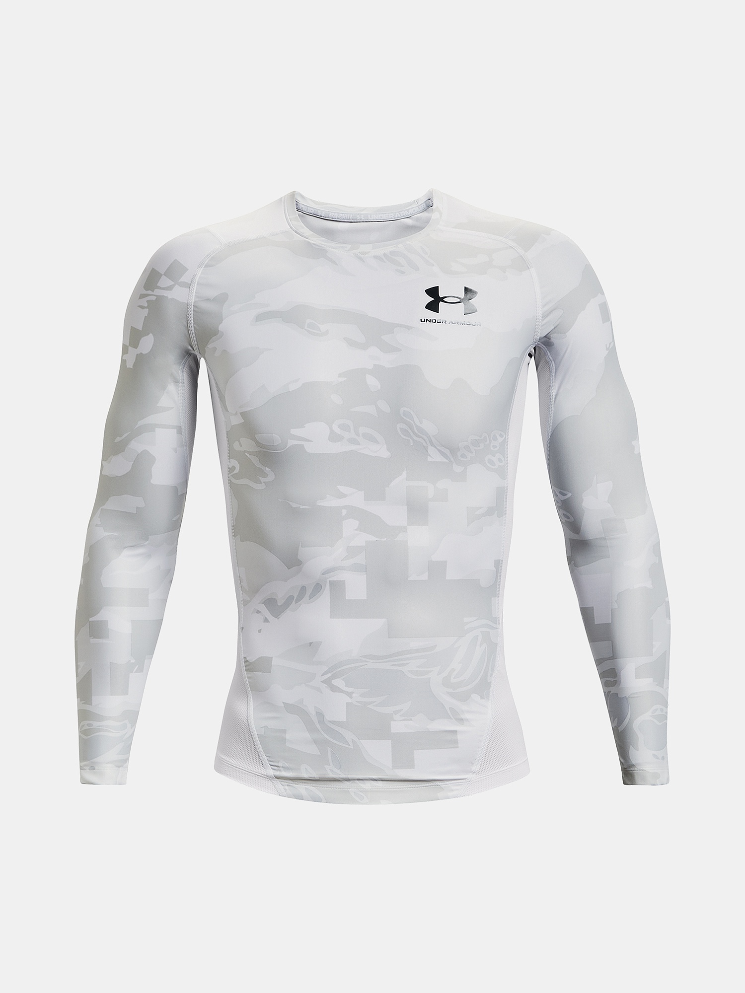 T-Shirt Under Armour HeatGear Iso-Chill Compression Printed LS - White - men´s
