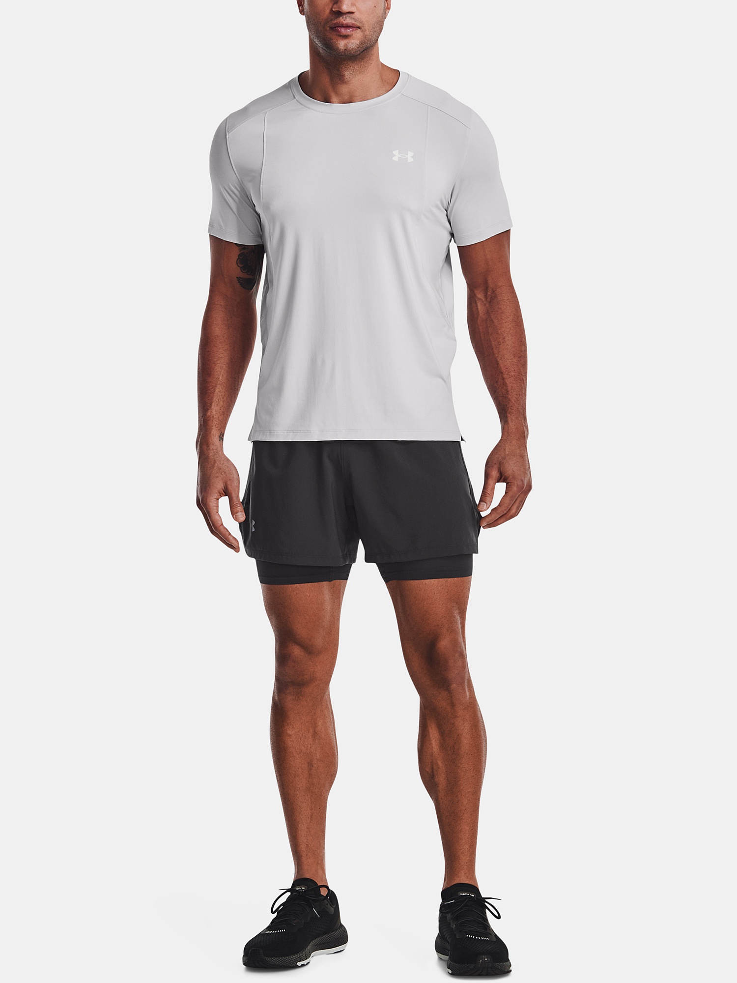 T-Shirt Under Armour Iso-Chill Laser - Halo Gray - men´s