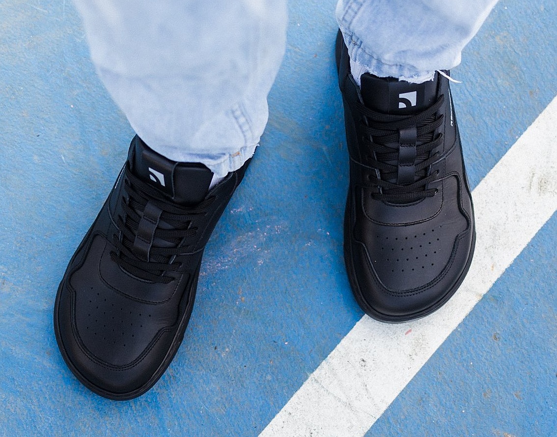 chaussures Barebarics Zing - Black/Leather