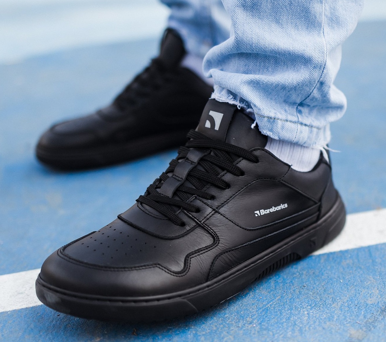 chaussures Barebarics Zing - Black/Leather