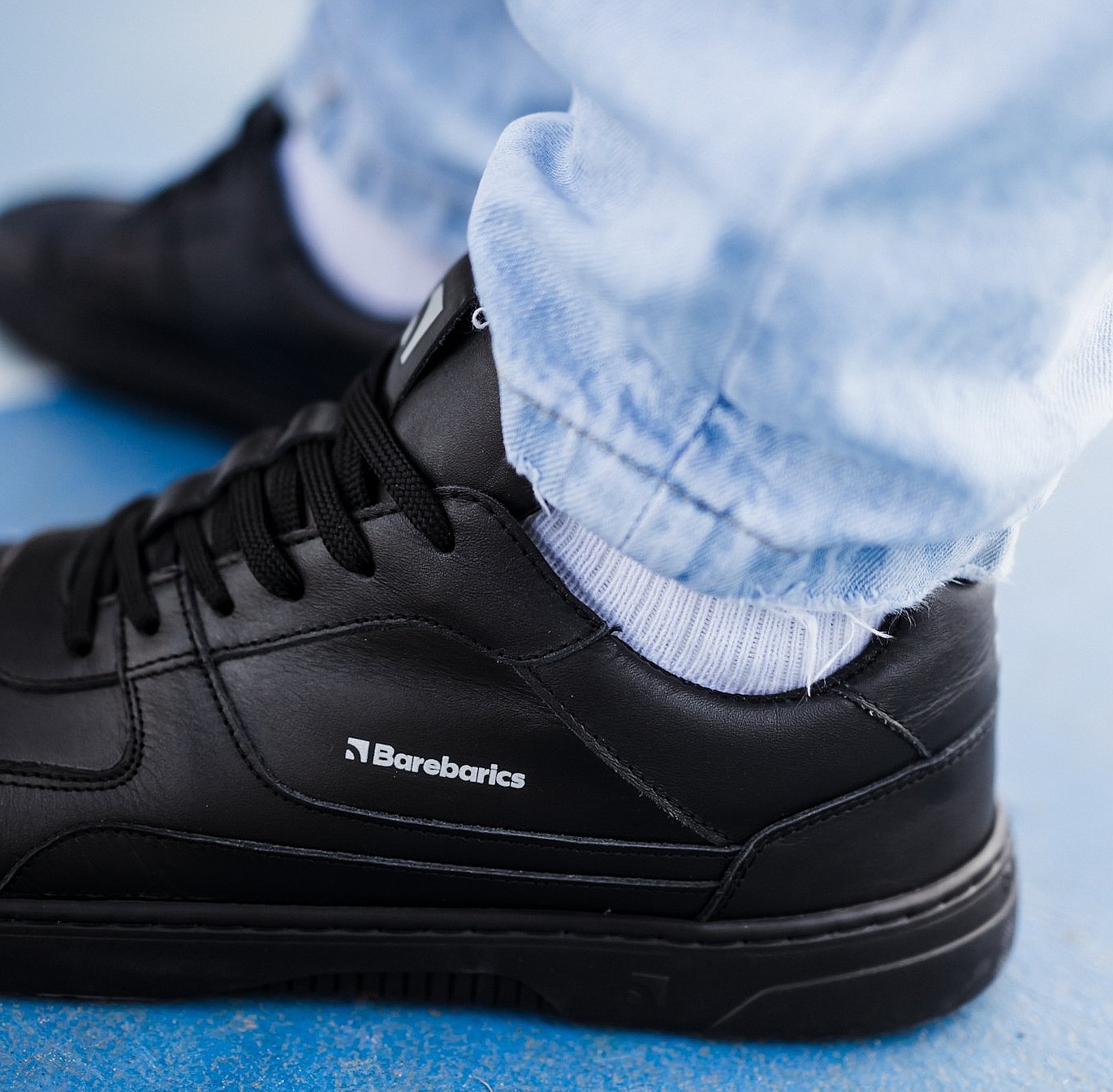 chaussures Barebarics Zing - Black/Leather