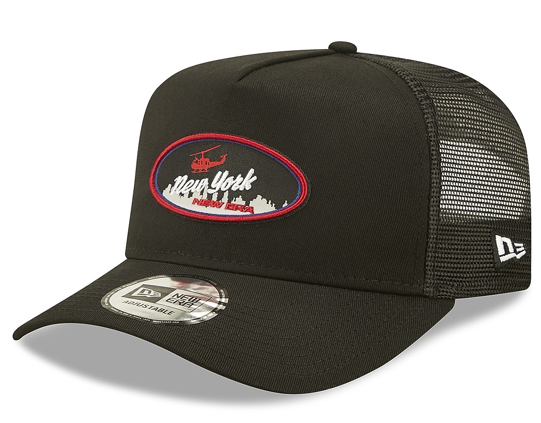 casquette New Era 9FO AF Oval State Trucker Branded - Black/Red - men´s