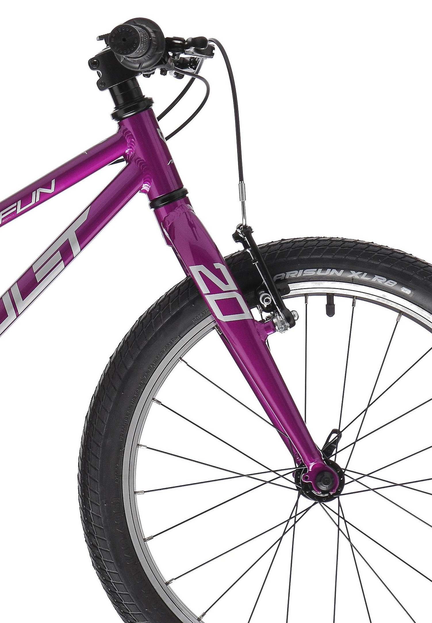 vélo Amulet Fun 20" SH - Violet/Silver - unisex junior