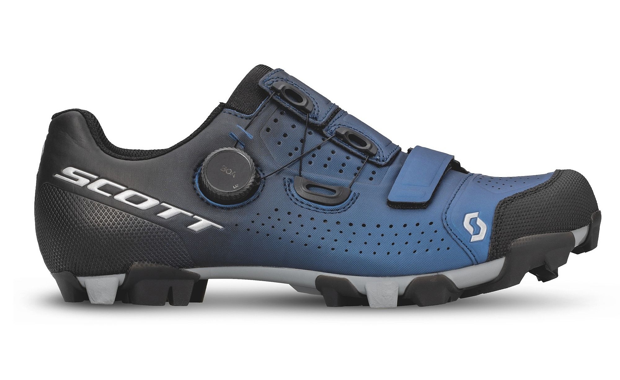 boty Scott MTB Team Boa - Black Fade/Metallic Blue